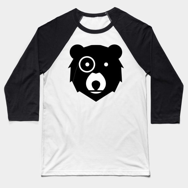 detective bear Baseball T-Shirt by gravisio